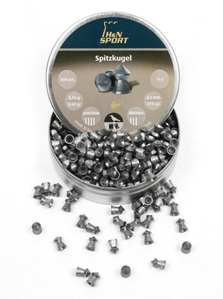 H&N Spitzkugel .177 Cal, 8.64 Grains, Pointed, 500ct