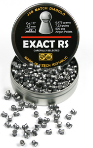 JSB Diabolo Exact RS .177 Cal, 7.33 Grains, Domed, 500ct
