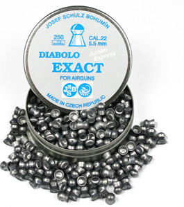 JSB .22 Cal, 14.3 Grains, Diabolo Exact Jumbo Express, 250ct