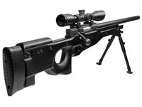 UTG Type 96 Black Airsoft Sniper Rifle with Scope