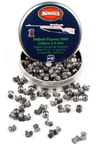 Mendoza Diabolo Express 2000 .22 Cal, 13.3 Grains, Hollowpoint, 200ct