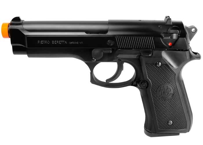 Beretta 92 FS Spring Airsoft Pistol, Black 6mm