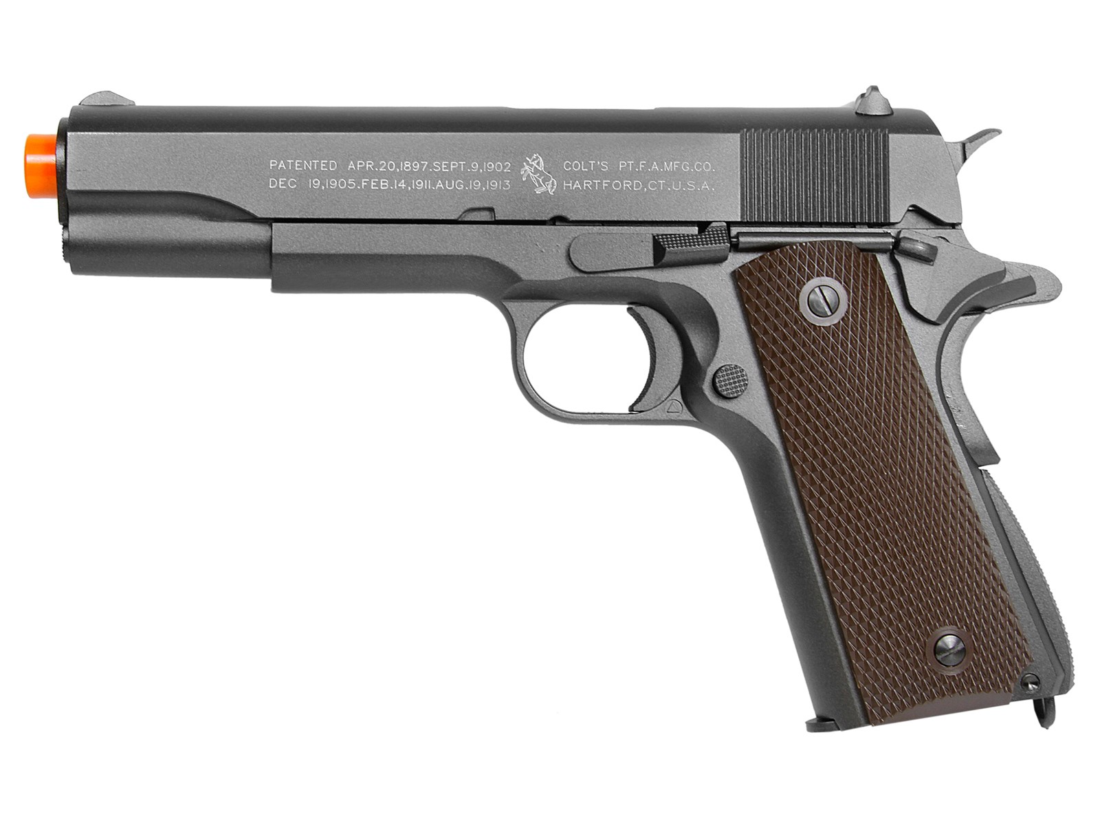 Colt 1911 CO2 Blowback Metal Airsoft Pistol, Canada Legal 6mm