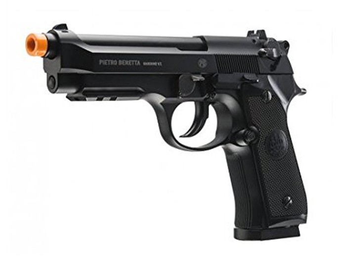 Beretta M92 A1 Semi / Full-Auto CO2 Airsoft Pistol, Black 6mm