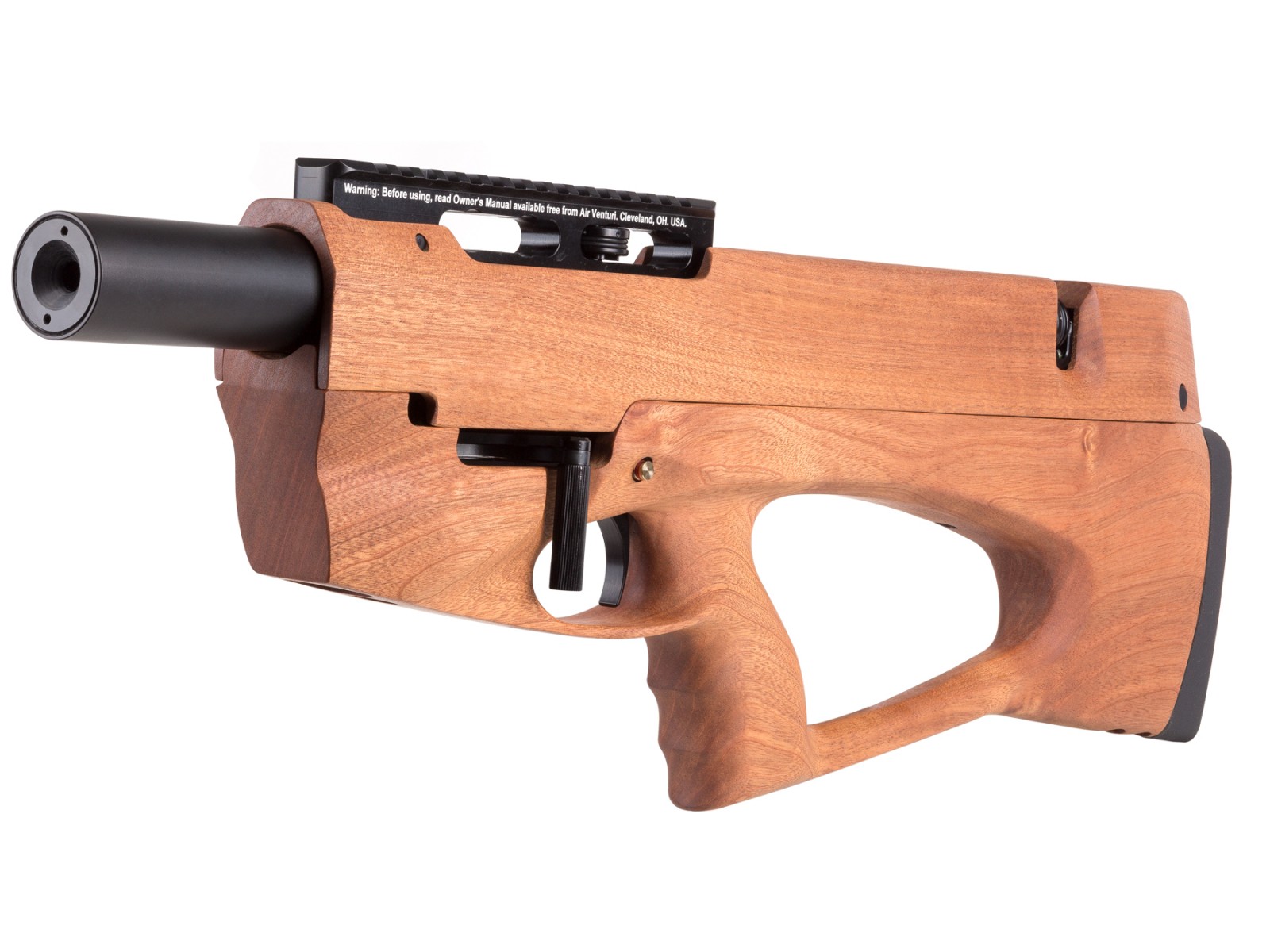 Ataman BP17 PCP Air Rifle, Sapele Redwood Stock 0.22
