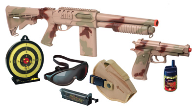 Crosman TAC 1 and P30, Ready-2-Play Kit, Camo Airsoft gun