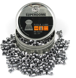 RWS Superdome .177 Cal, 8.3 Grains, Domed, 250ct
