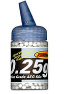 TSD Competition Grade AEG 6mm plastic airsoft BBs, 0.25g, 1000 rds, white