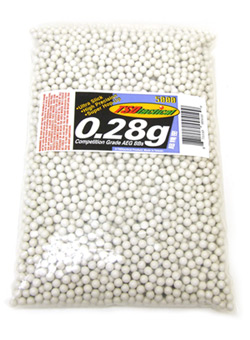 TSD Competition-Grade AEG 6mm plastic AIRSOFT BBs, 0.28g, 5000 rds, white