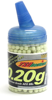 Tactical 0.2g 1000RND Glow in the dark BBs
