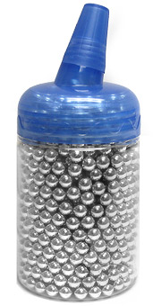 TSD 6mm aluminum airsoft BBs, 0.29g, 1000 rds, silver
