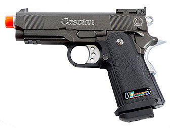 Caspian Baby Hi-Capa 3.8 Black Gas Pistol Airsoft gun