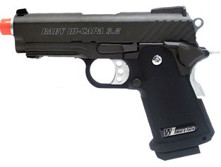 WE Baby Hi-Capa 3.8 Black Airsoft gun