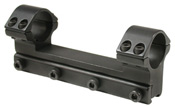 Beeman 5036 1-Pc Mount w/1 inch Rings, High, 9.5-11.5mm Dovetail