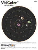 VisiColor High-Visibility Paper Targets, 8 inch Bull (10pk)