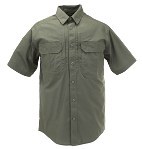 ''5.11 Tactical TacLite Pro Short Sleeve SHIRT, Green, Medium''