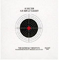 National Target Single Bull Red Center Air Rifle Target