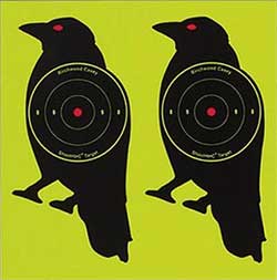 Birchwood Casey Shoot-N-C Crow Targets, 8 inch Round, 3 inch Bullseye, 12ct