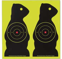 Birchwood Casey Shoot-N-C Prairie Chuck Targets, 7 inch, 3 inch Bullseye, 12ct