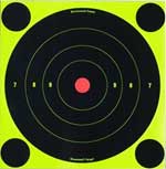 Birchwood Casey Shoot-N-C Targets, 8 inch Bullseye, 6 Targets + 24 Pasters
