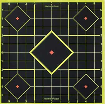 Birchwood Casey Shoot-N-C Sight-In Targets, 8 inch Square, 6ct