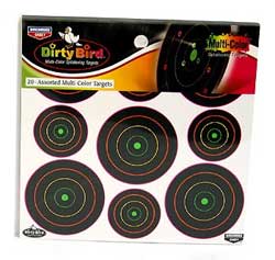 Birchwood Casey Dirty Bird Targets, 2 inch & 3 inch Targets, 180ct