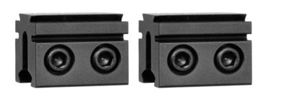 BKL 3/8 inch or 11mm Dovetail Riser, 1 inch Long, Matte Black