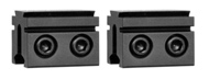 BKL 3/8 inch or 11mm Dovetail Riser, 1 inch Long, Matte Black