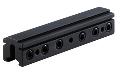 BKL 3/8 inch or 11mm Dovetail Riser, 4 inch Long, Matte Black