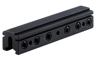 BKL 3/8 inch or 11mm Dovetail Riser, 4 inch Long, Matte Black
