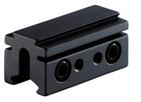 BKL 3/8 inch or 11mm Dovetail Riser, 1-5/8 inch Long, Matte Black