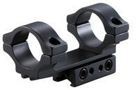 BKL 1-Pc Mount, 1 inch Rings, 3/8 inch or 11mm Dovetail, 3 inch Long, Matte Black