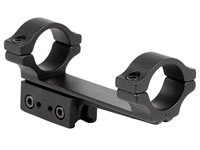 BKL 1-Pc Mount, 4 inch Long, 1 inch Rings, 3/8 inch or 11mm Dovetail, High, Matte Black