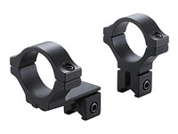 BKL 1 inch Rings, 3/8 inch or 11mm Dovetail, Offset, Matte Black