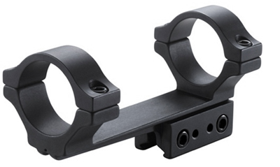 BKL 1-Pc Mount, 30mm Rings, 3/8 inch or 11mm Dovetail, 4 inch Long, Offset, Matte Black