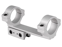 BKL 1-Pc Mount, 30mm Rings, 3/8 inch or 11mm Dovetail, 4 inch Long, Offset, Silver