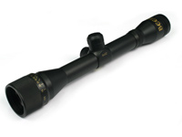 Beeman 4x32AO Rifle Scope, 1/4 MOA, Duplex Reticle, 1 inch Tube