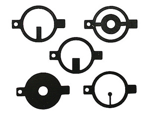 Beeman Front Sight Aperture Insert Set<br> Fits R1, R9, HW Rifles