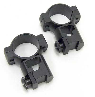 BSA 1 inch Rings, High, 11mm Dovetail, See-Thru