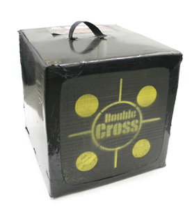 American Whitetail Double Cross Archery Target, 16 inchx16 inchx18 inch, for Broadheads