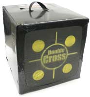 American Whitetail Double Cross Archery Target, 16 inchx16 inchx18 inch, for Broadheads