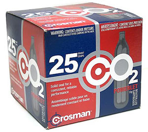 Crosman 12 Gram CO2 (25 Cartridges) 