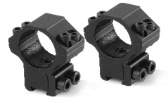 Centerpoint 1 inch Rings, Medium, 3/8 inch Dovetail