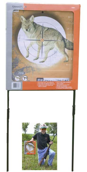 Champion Critter-Series Targets & Holder, 10 Targets