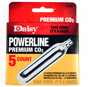 DAISY 12 gram CO2 cartridges (5 count) 