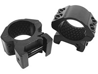 Hawke 1" Rings, Weaver, Low, Black