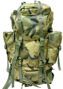 Deluxe Tactical Backpack (Woodland Camo)