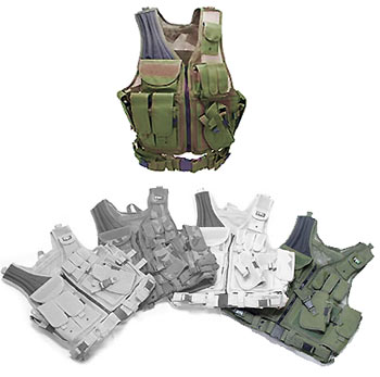 Airsoft Deluxe Tactical Vest (OD Green)