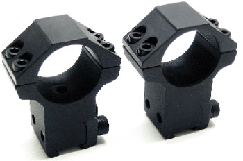 Leapers Accushot 1 inch Rings, High, 9.5-11.5mm Dovetail