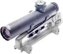 UTG Golden Image Classic Combat 4x20 Model 15 Mini Scope, Mil-Dot Reticle, 1/4 MOA, 33mm Tube